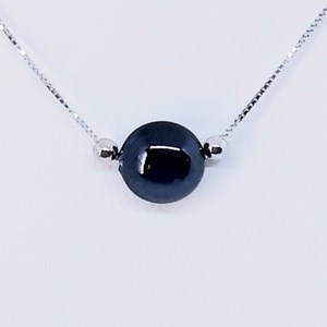 Collana Lustro Perla 10 nero