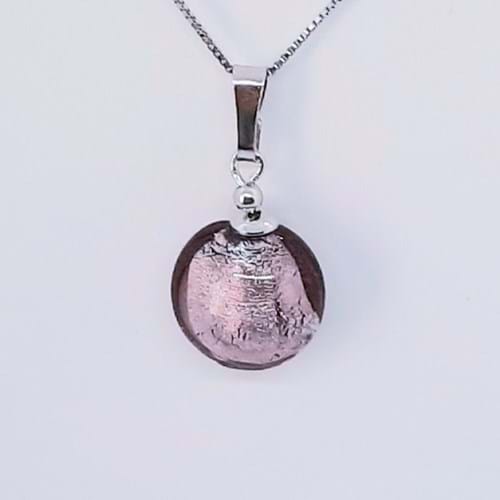 Collana Spring Disco viola